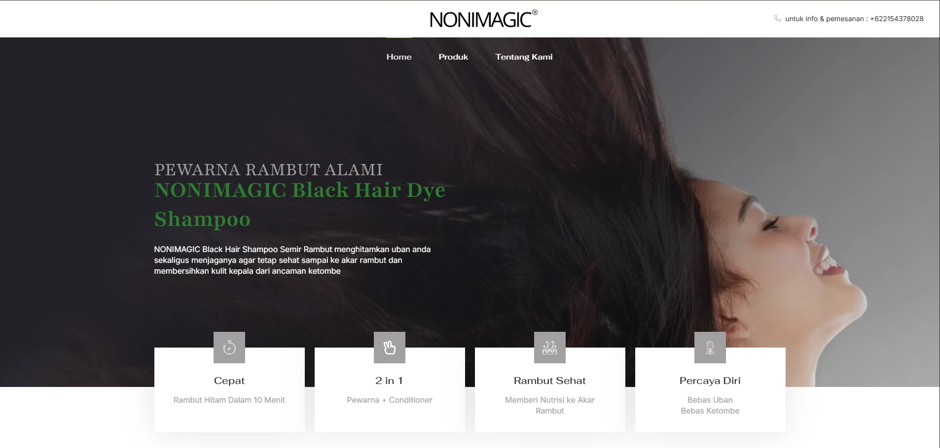 NoniMagic Black Hair Dye
